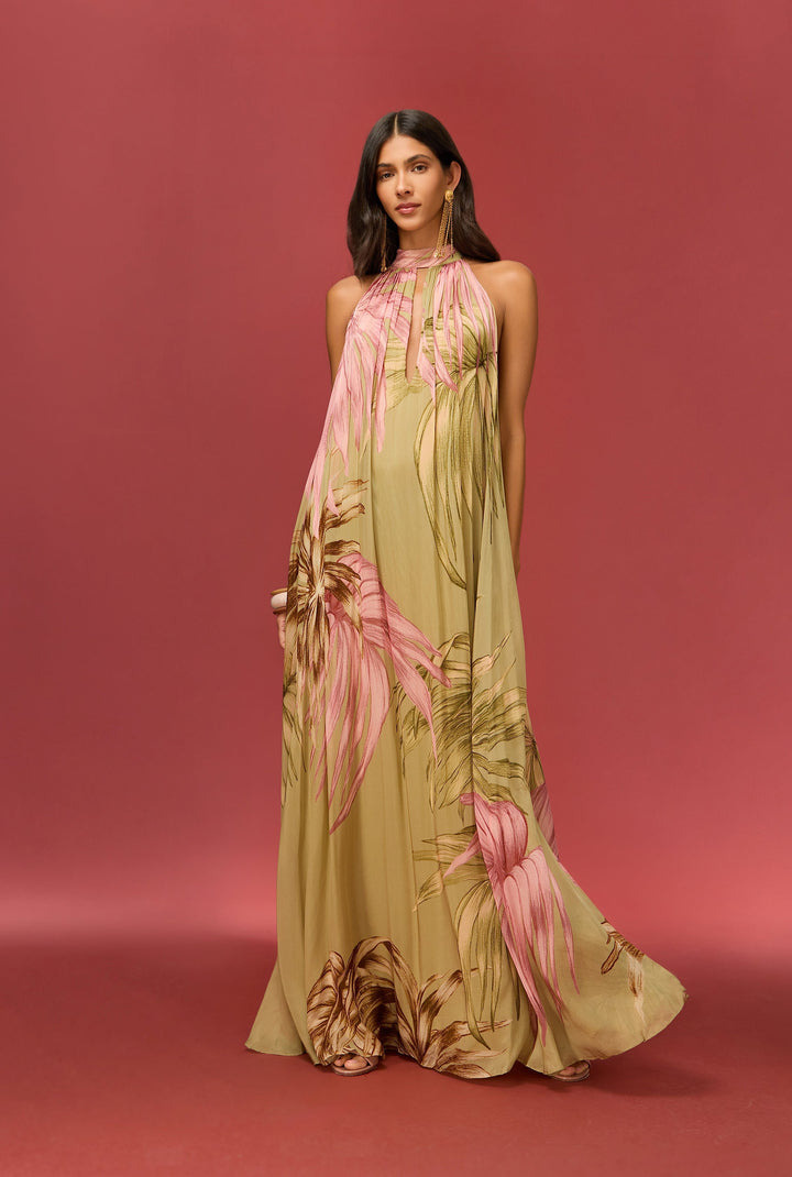 Fawn Flared Maxi Dress