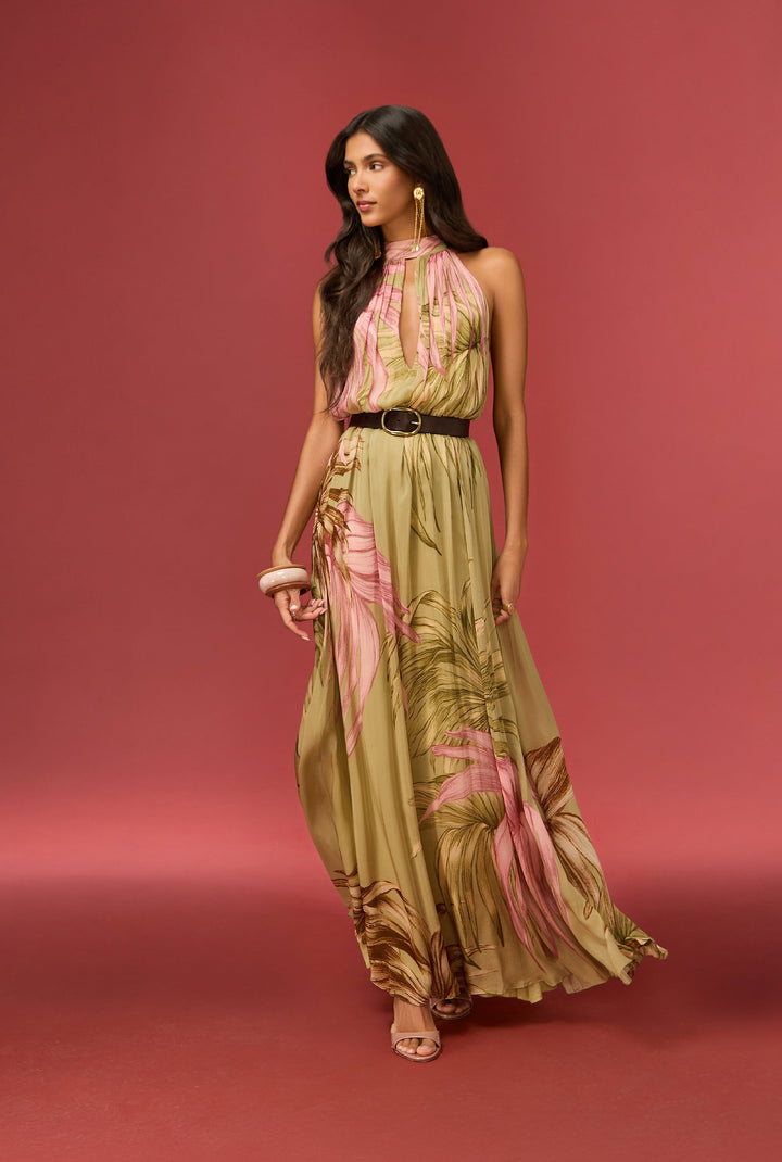Fawn Flared Maxi Dress