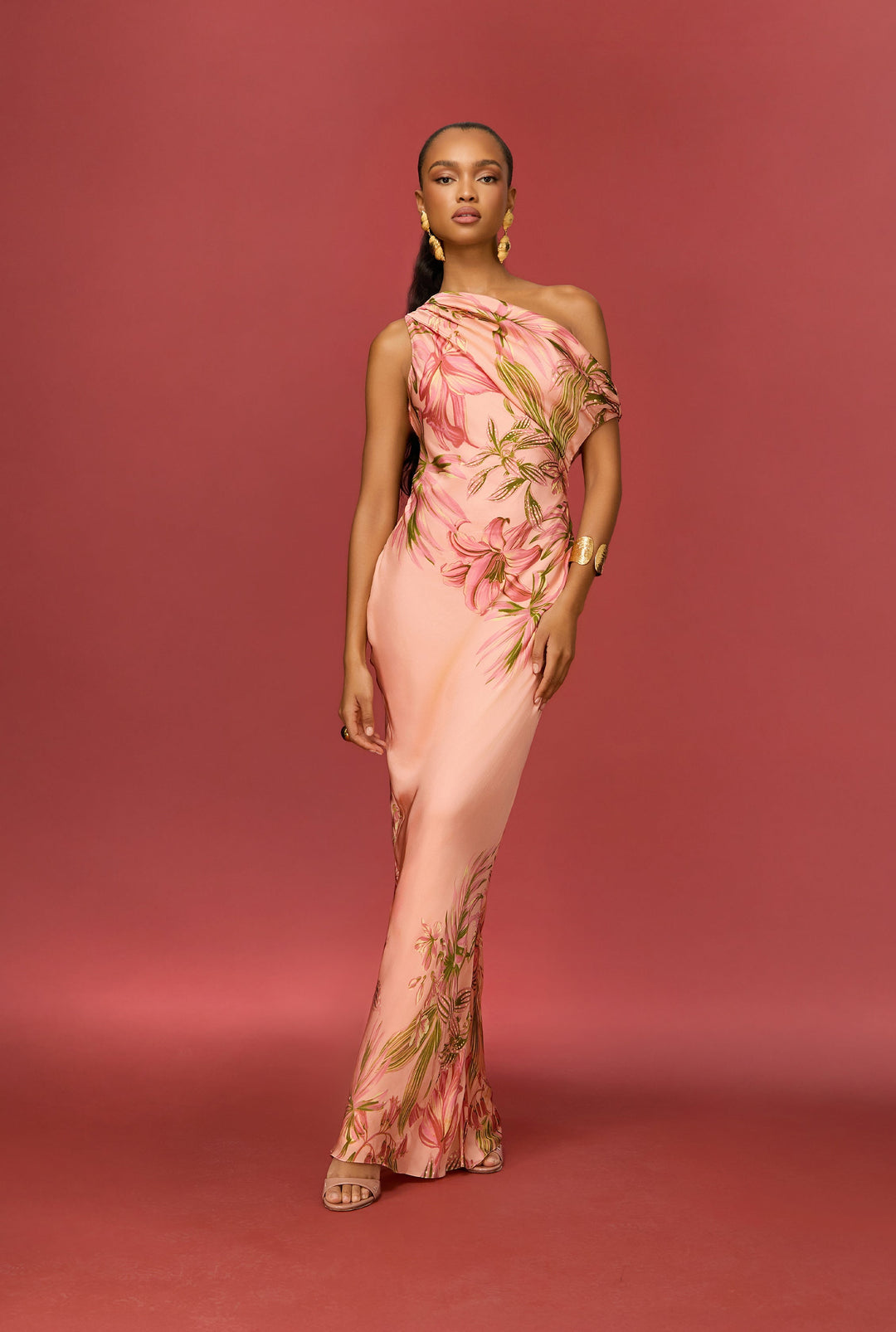 Cain One Shoulder Dress