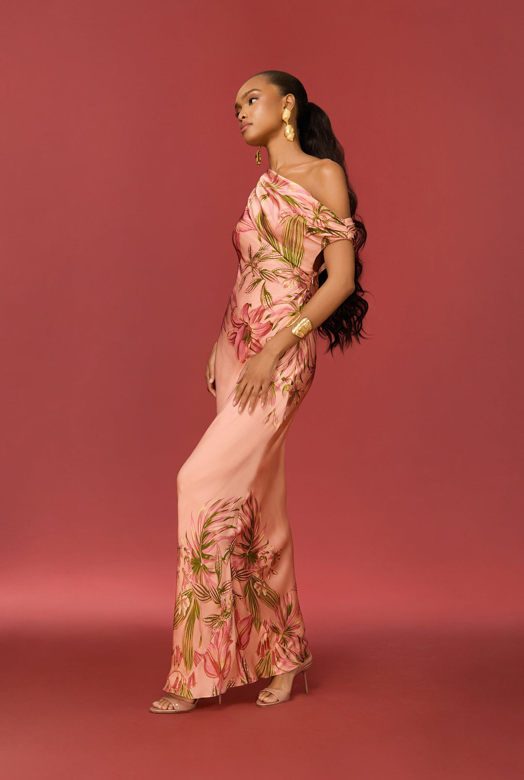 Cain One Shoulder Dress