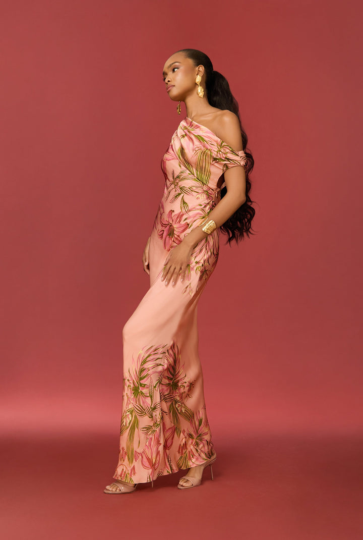 Cain One Shoulder Dress