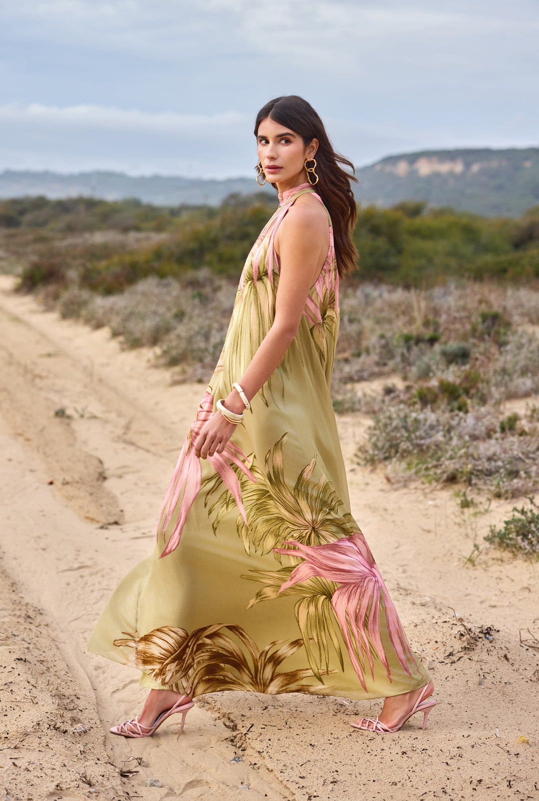 Fawn Flared Maxi Dress