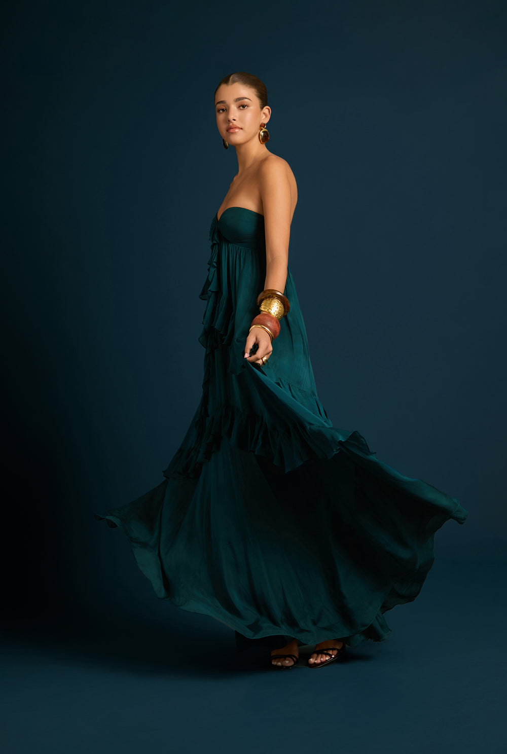 Annie Ruffle Maxi Dress - 4 of 7