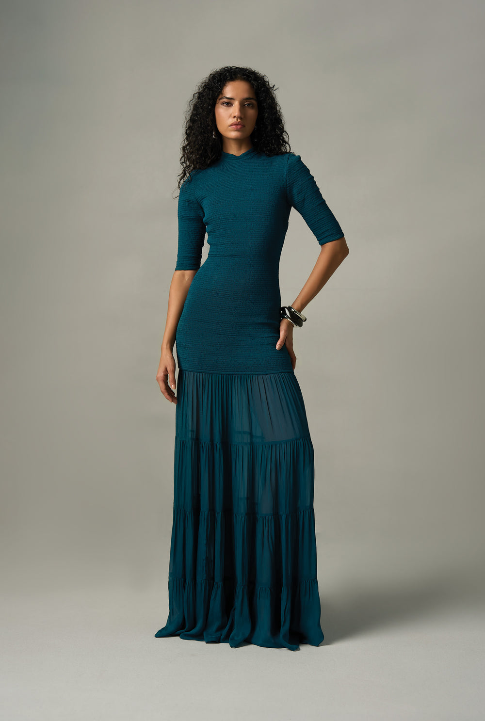 Annie Smocked Maxi Dress - 1 of 8