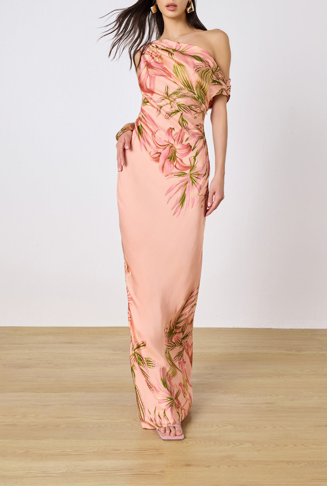 Cain One Shoulder Dress