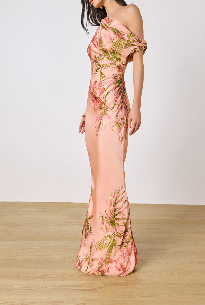 Cain One Shoulder Dress