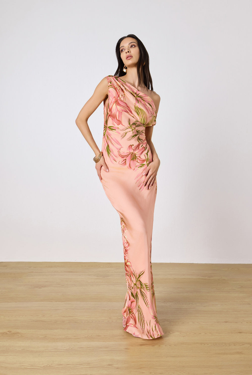 Cain One Shoulder Dress