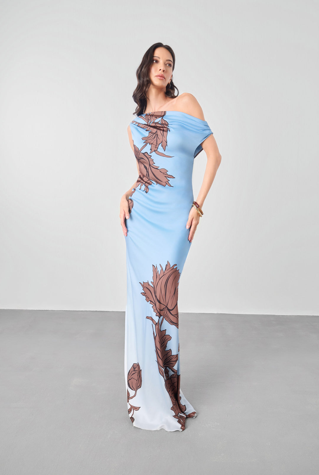 Cady One Shoulder Maxi Dress