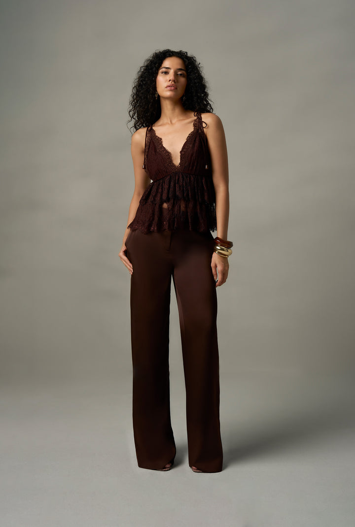 Dawn Lace Frill Top