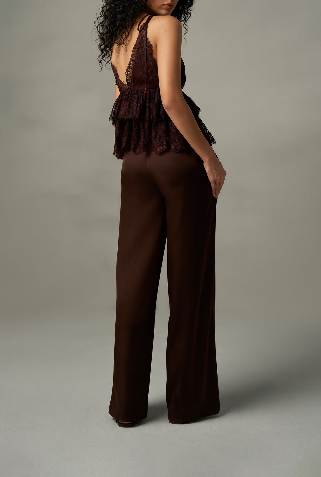 Dawn Lace Frill Top