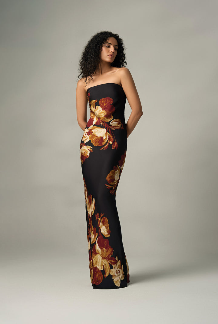 Delia Strapless Maxi Dress