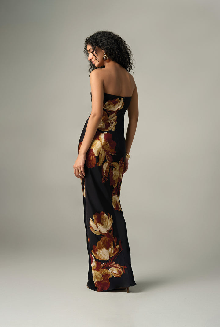 Delia Strapless Maxi Dress