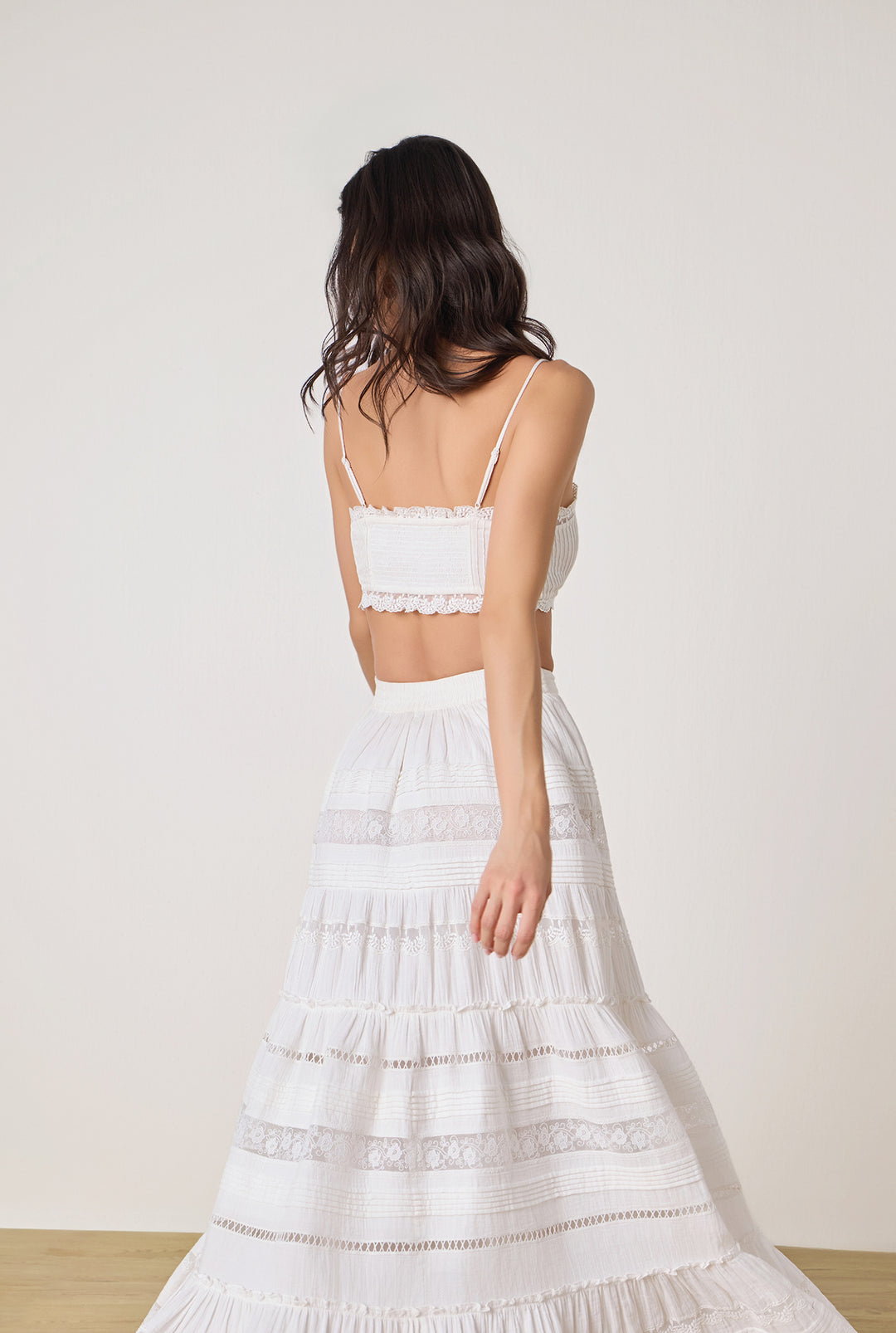 DOVE WHITE LACE BANDEAU BY ROCOCO SAND