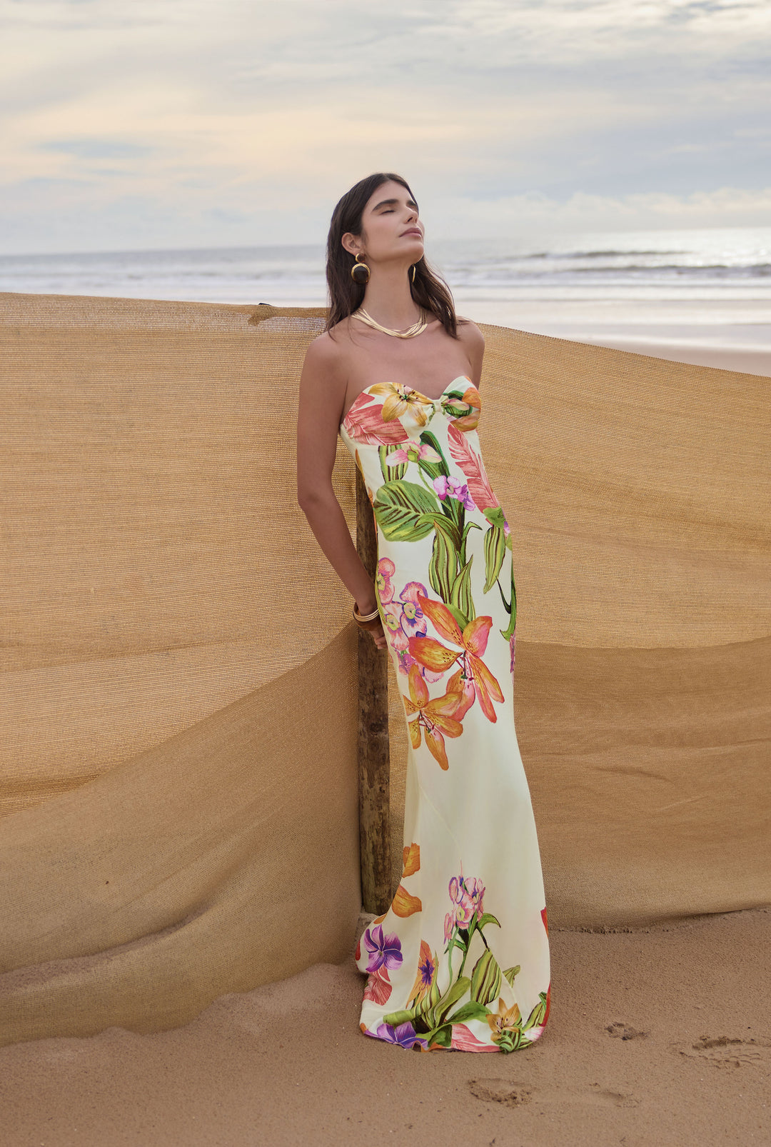 Dior Strapless Maxi Dress