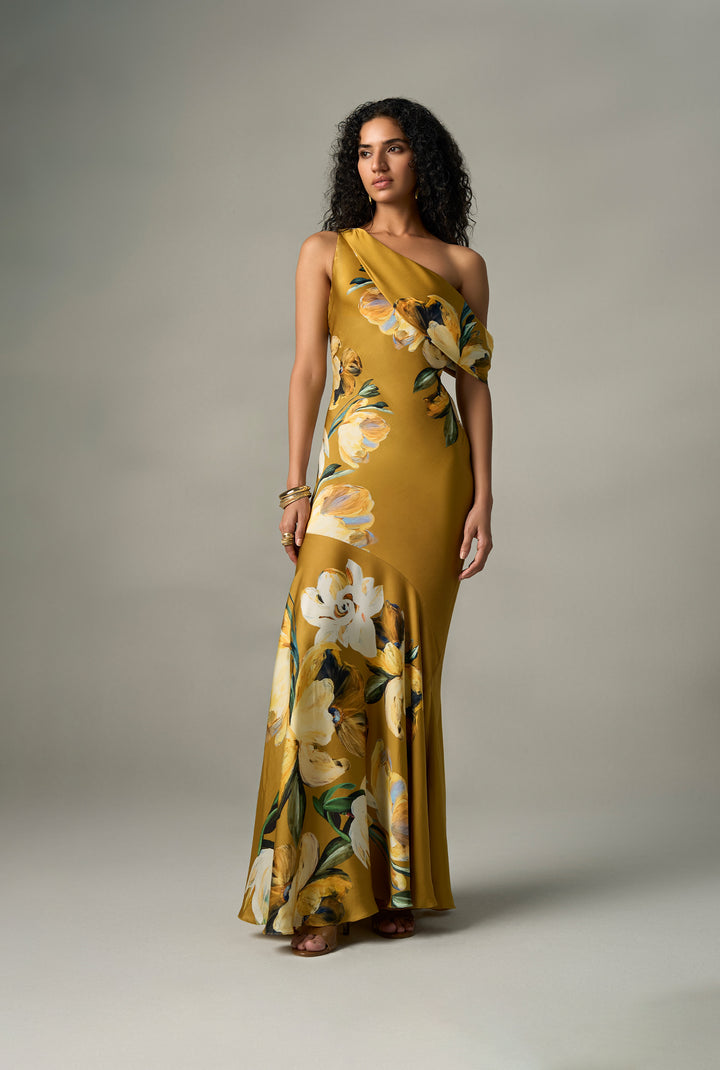Erica One Shoulder Maxi Dress