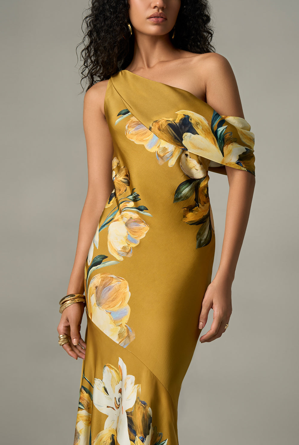Erica One Shoulder Maxi Dress - 1 of 5