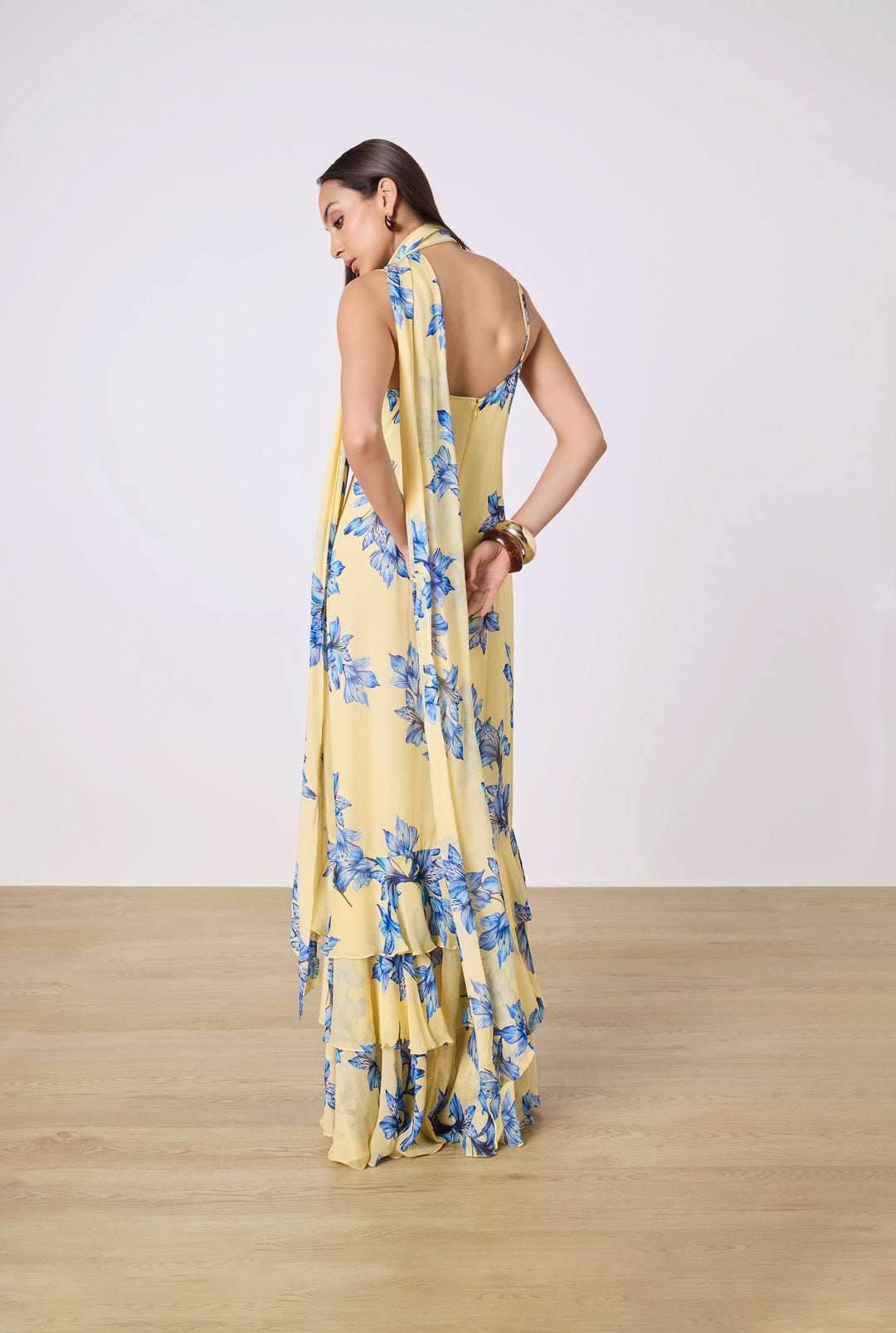Flur Cowl Maxi Dress - Rococo Sand