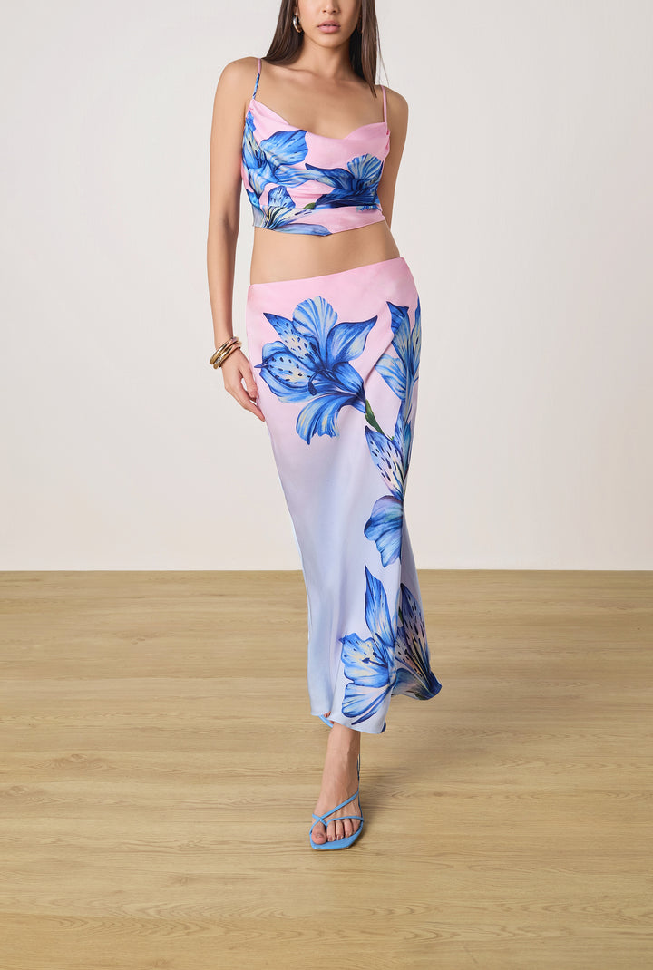 FLUR COWL NECK TOP BY ROCOCO SAND