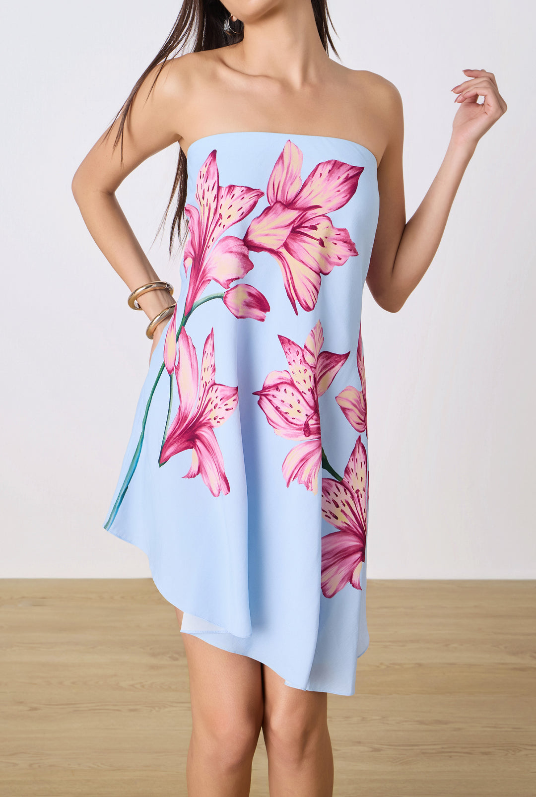 FLUR MINI DRESS BY ROCOCO SAND