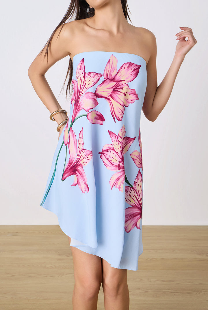 FLUR MINI DRESS BY ROCOCO SAND