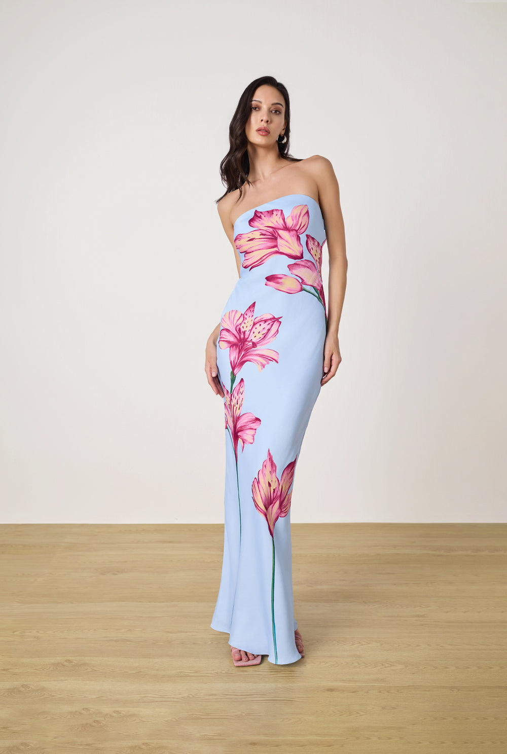FLUR STRAPLESS MAXI DRESS BY ROCOCO SAND