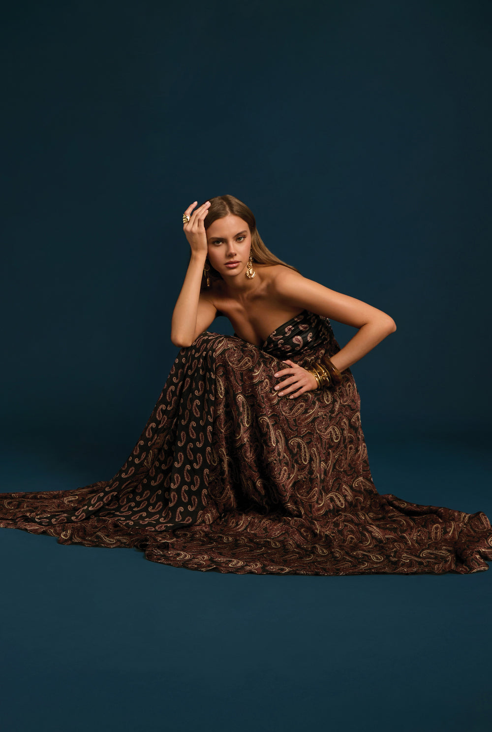 Freya Ruched Maxi Dress - 4 of 8