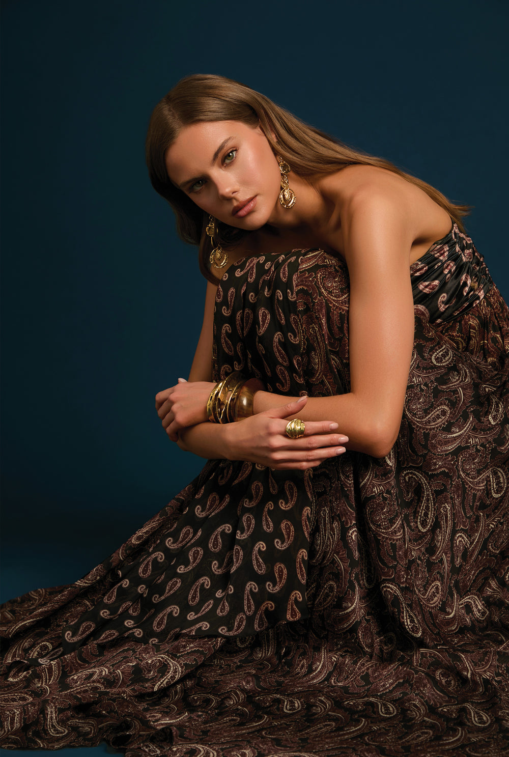 Freya Ruched Maxi Dress - 5 of 8