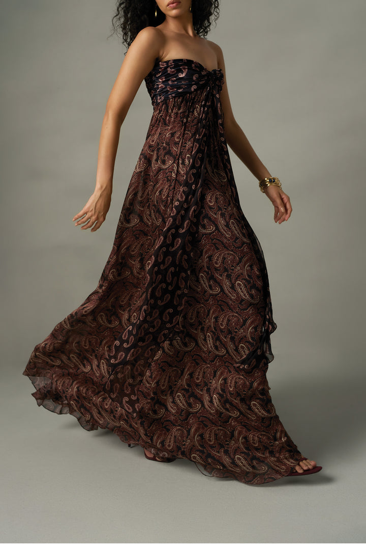 Freya Ruched Maxi Dress