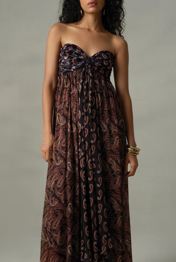 Freya Ruched Maxi Dress