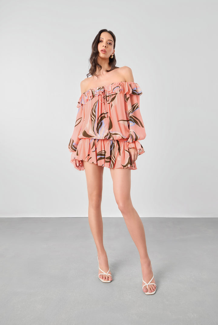 Fern Short Dress BY HEMANT & NANDITA