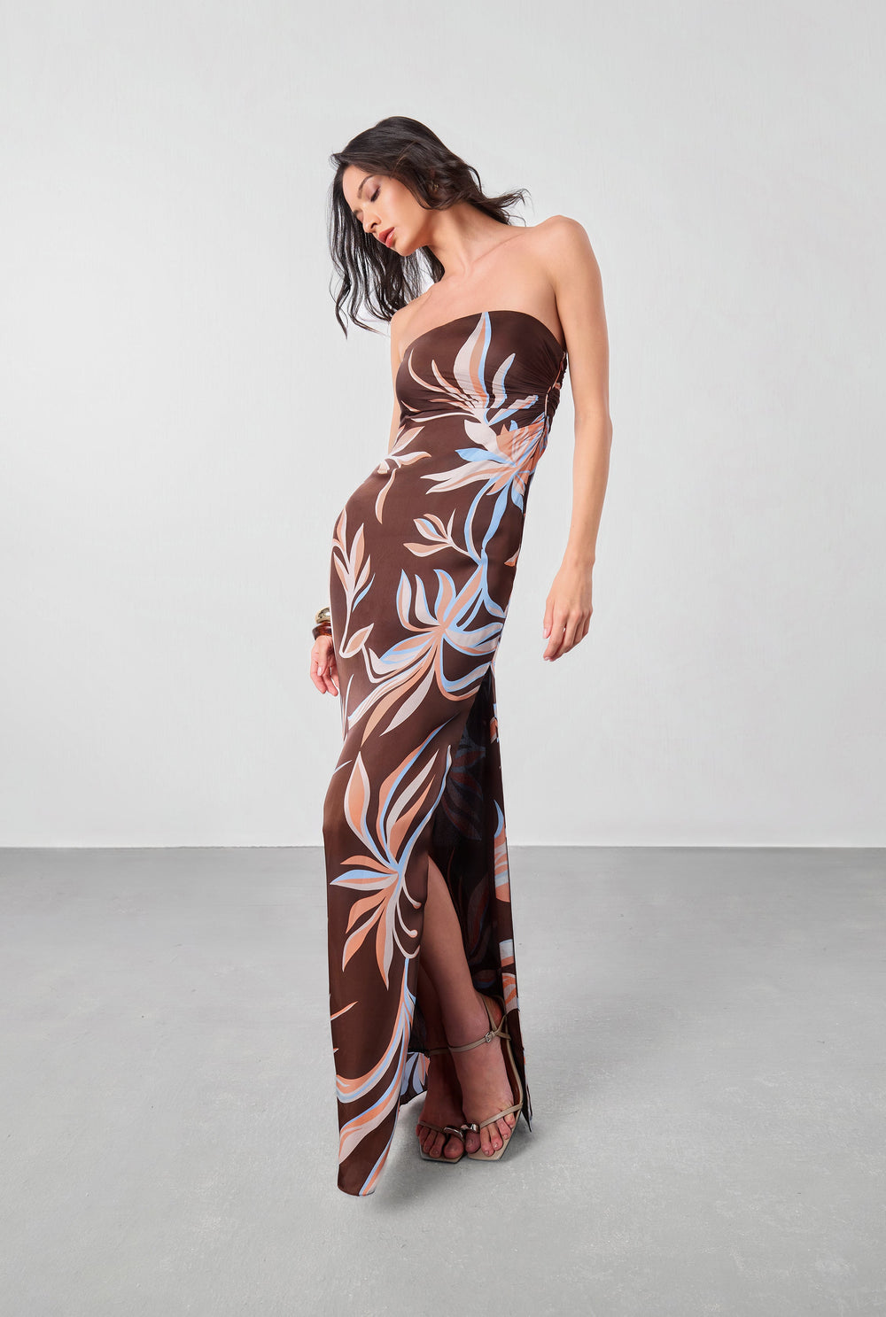 Fern Strapless Long Dress