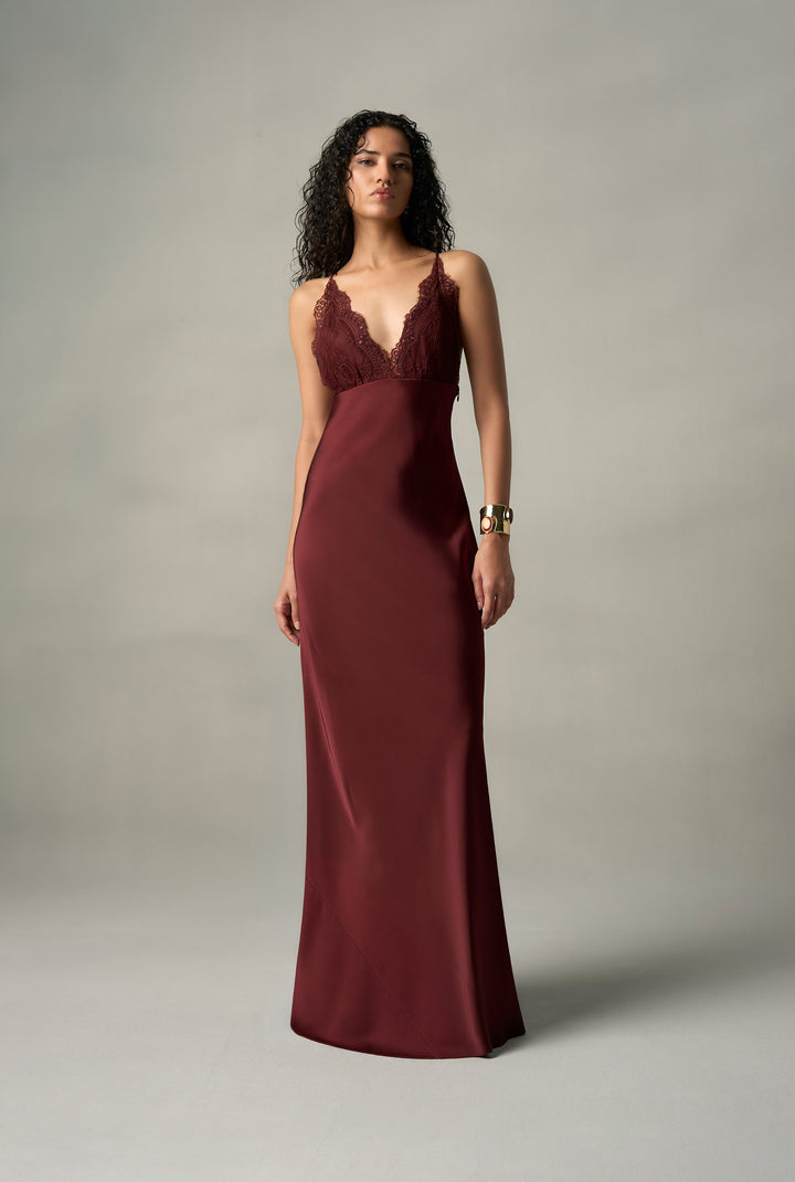 Hazel Lace Maxi Dress