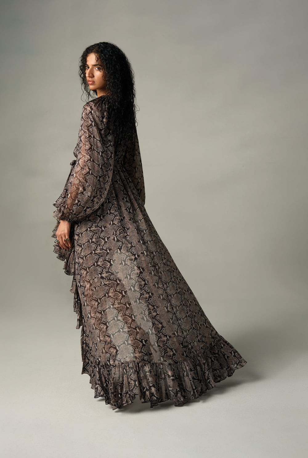 Joan High-Low Ruffled Dress - 3 of 8
