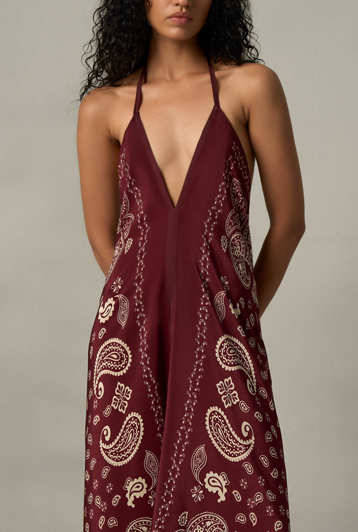 Mona High-Low Handkerchief Dress - Rococo Sand