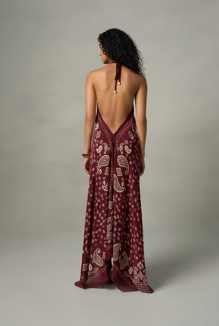 Mona High-Low Handkerchief Dress - Rococo Sand