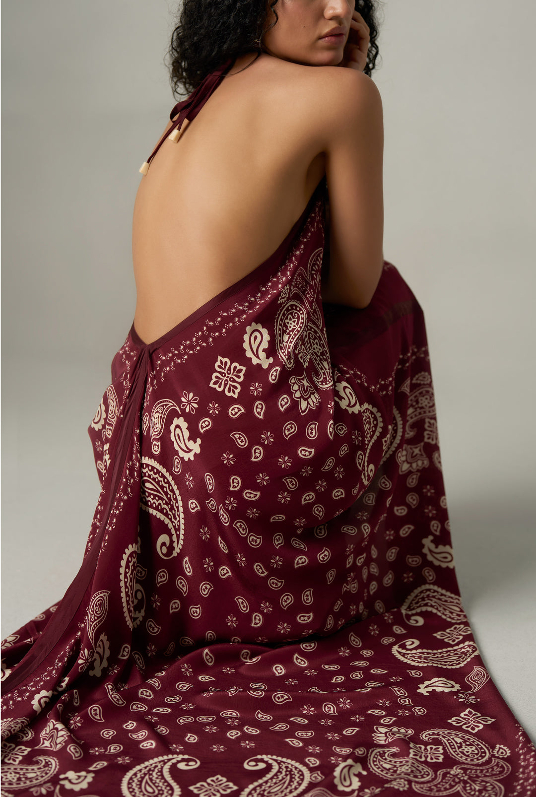 Mona High-Low Handkerchief Dress - Rococo Sand