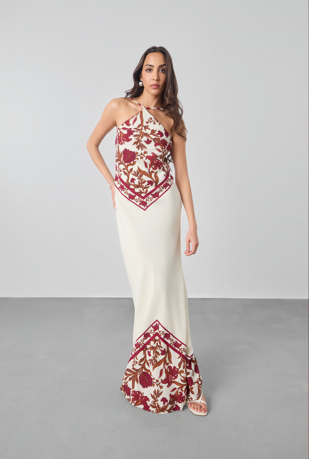 Maia Halter Maxi Dress BY HEMANT & NANDITA