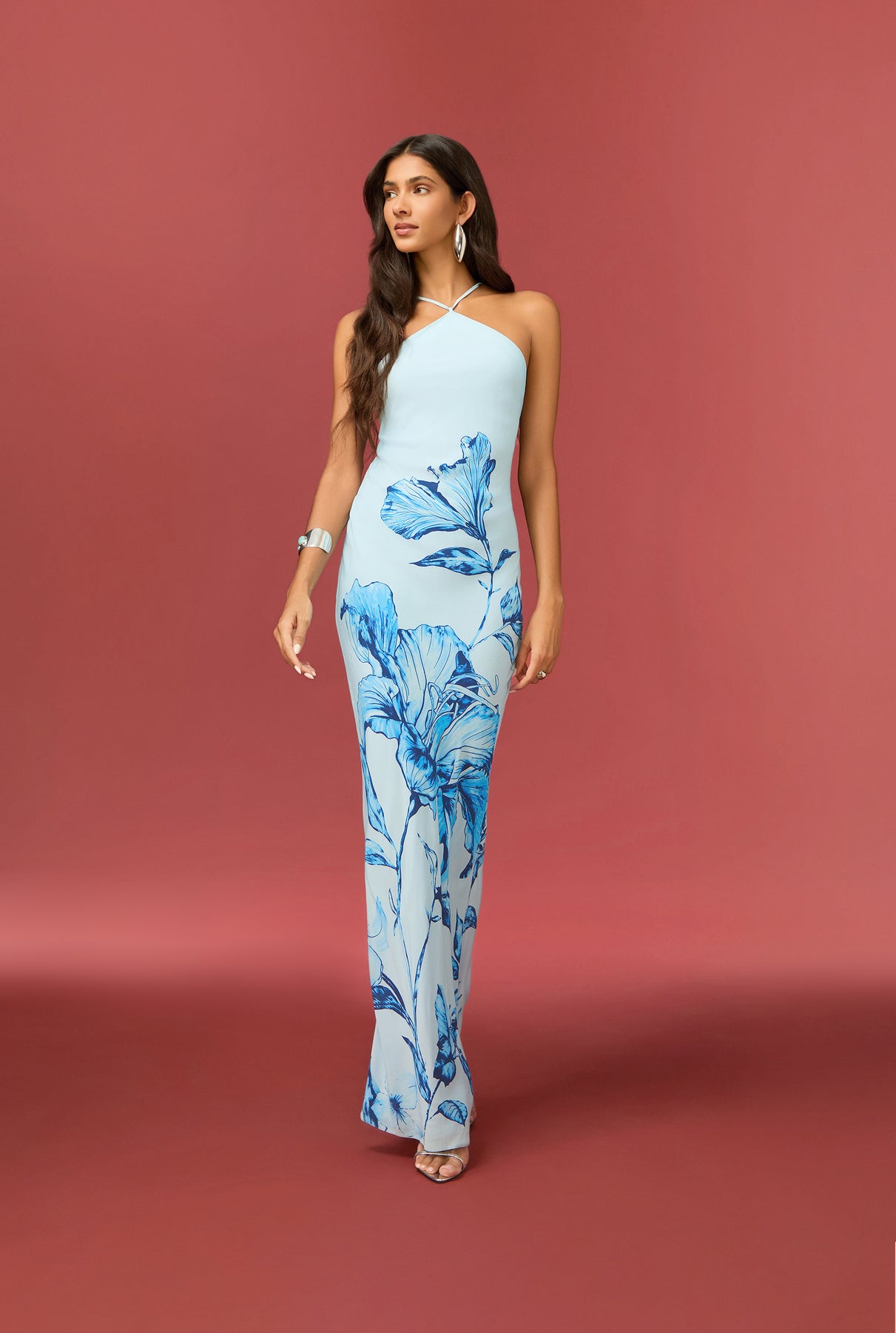 rococo sand halter maxi dress Milo Halter Maxi Dress