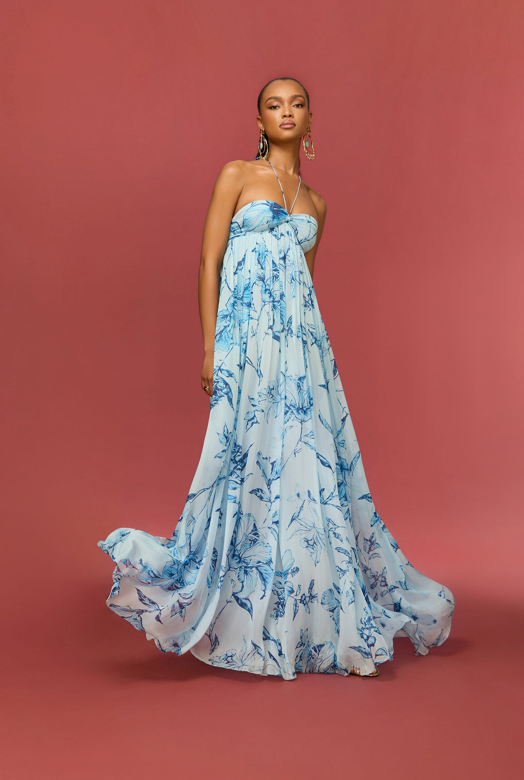 flared dress style Milo Strapless Flared Dress