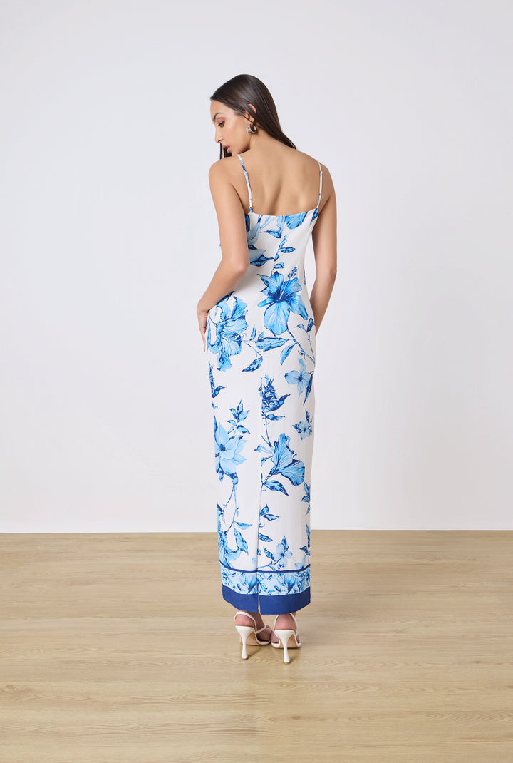 Milo Strappy Midi Dress - Rococo Sand