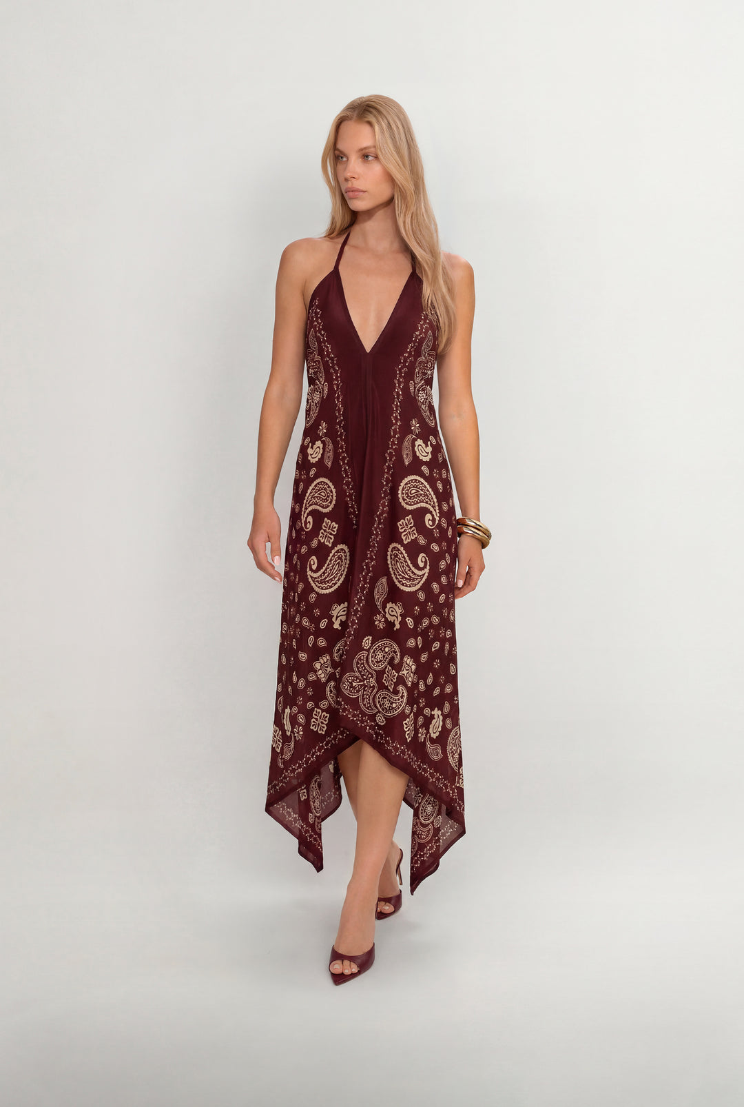 Mona High-Low Maxi Dress