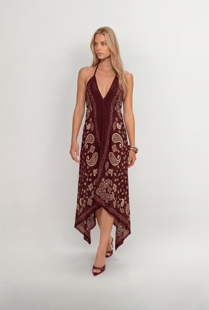 Mona High-Low Maxi Dress