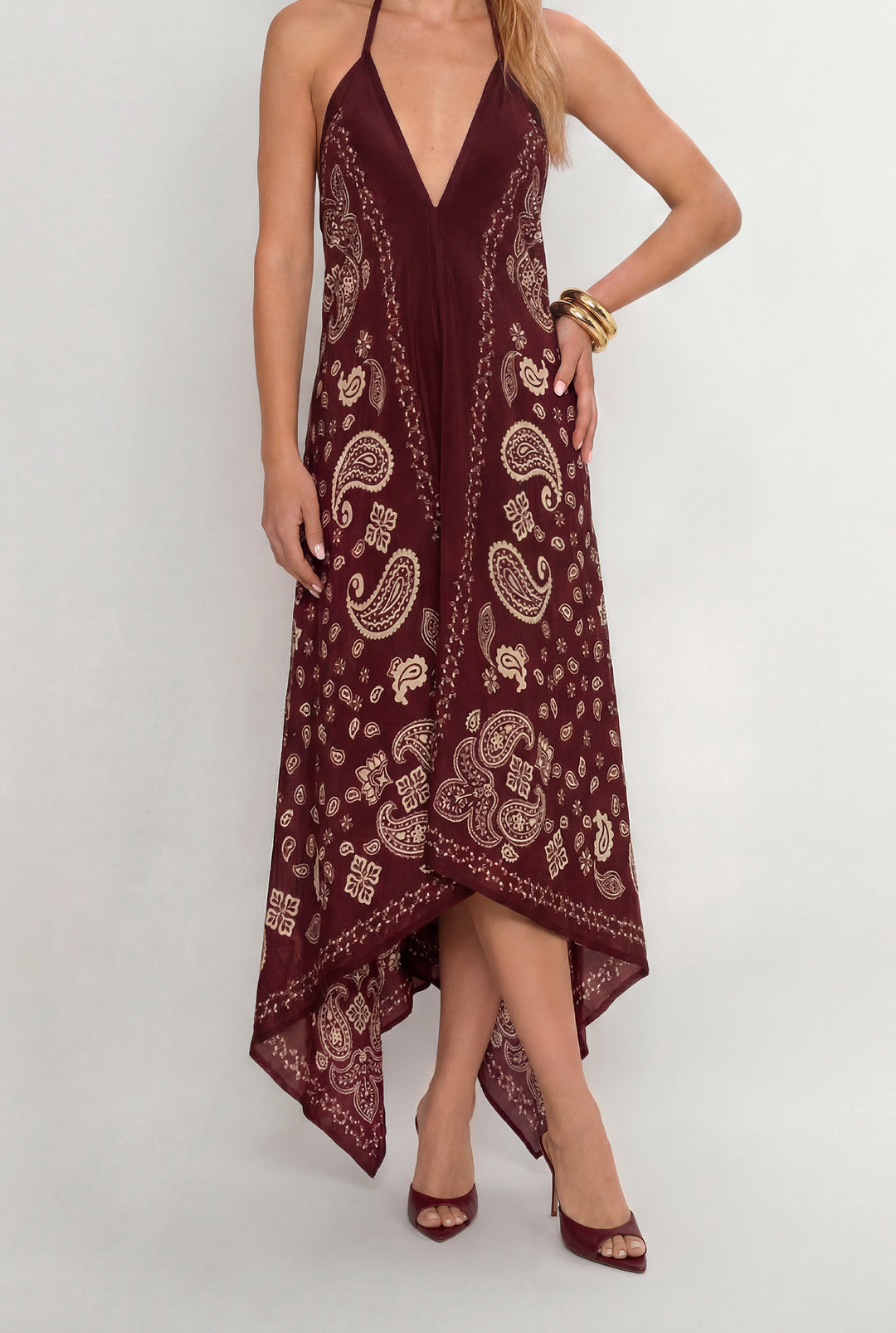 Mona High-Low Maxi Dress