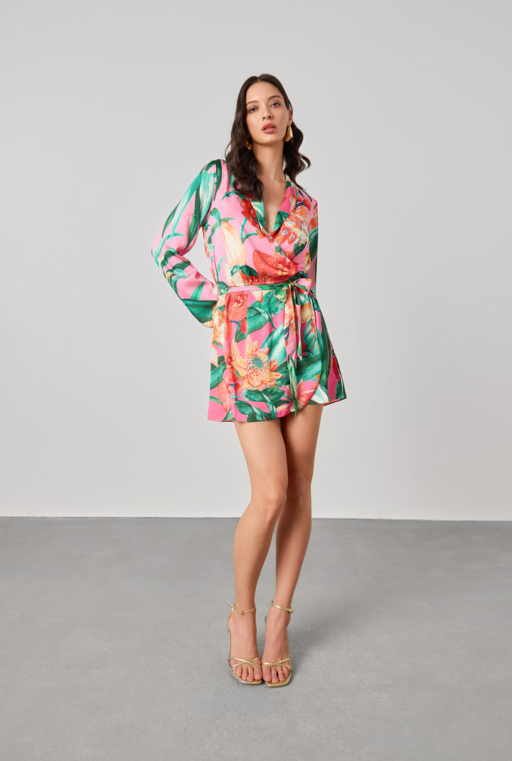 Ocean Mini Dress BY HEMANT & NANDITA