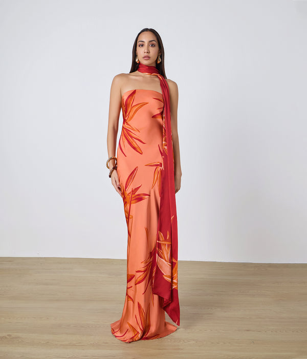 Rene Strapless Maxi Dress