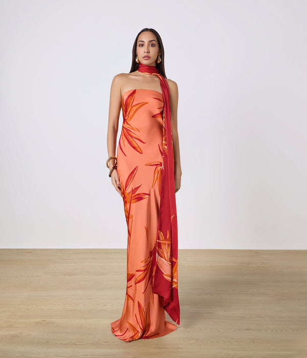Rene Strapless Maxi Dress