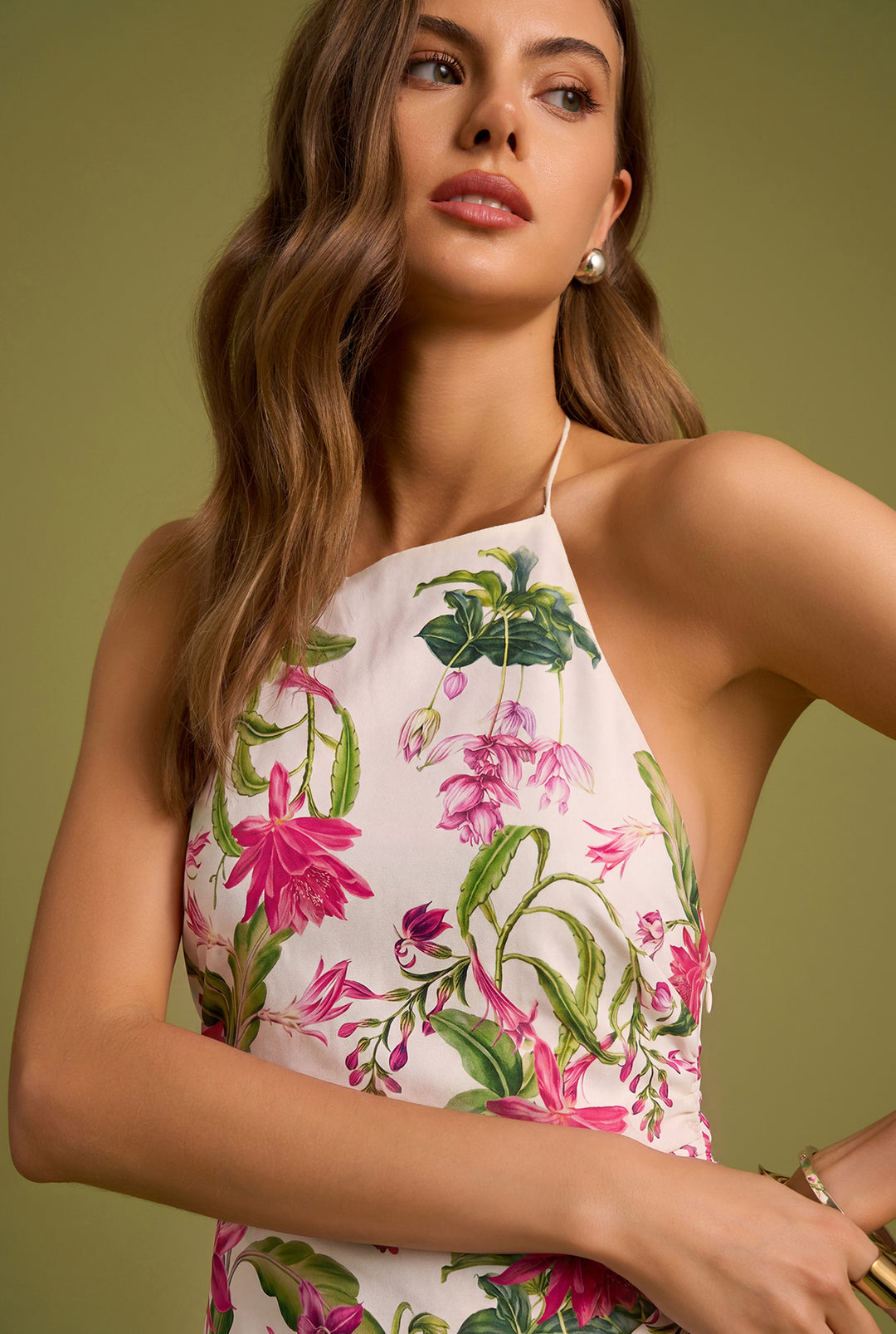Stacy Ruched Mini Dress