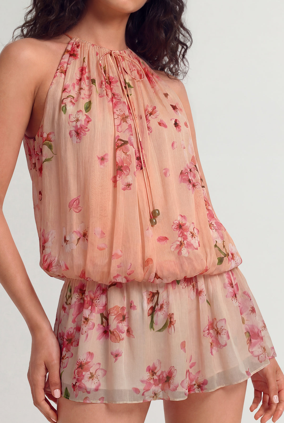 Zuki Halter Mini Dress